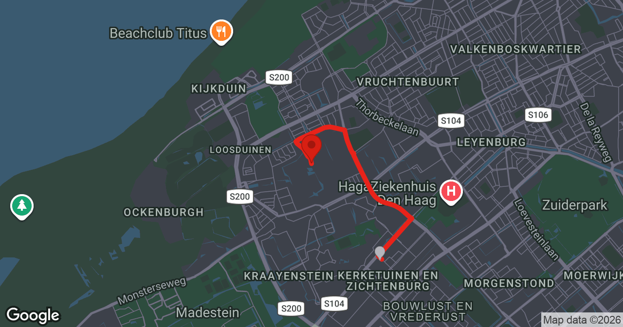 Kaart van de meldlocatie