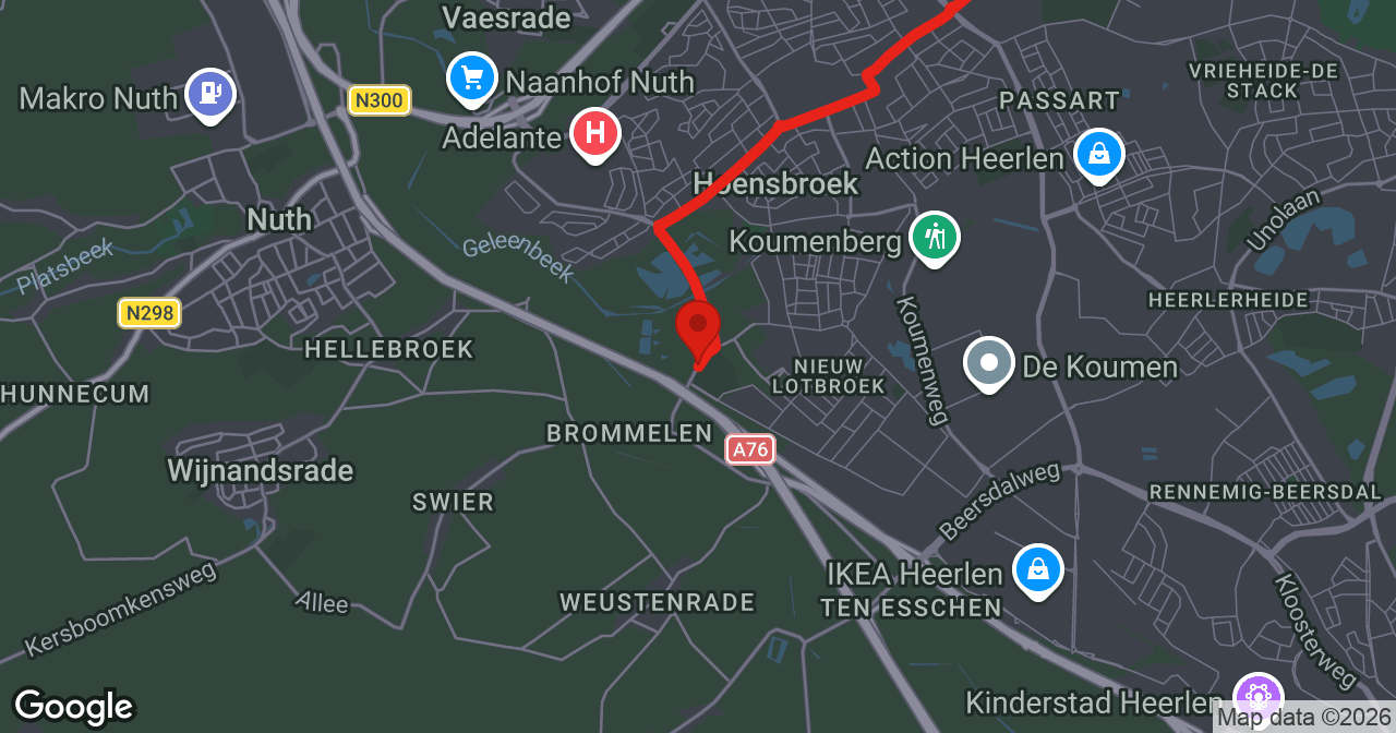Kaart van de meldlocatie