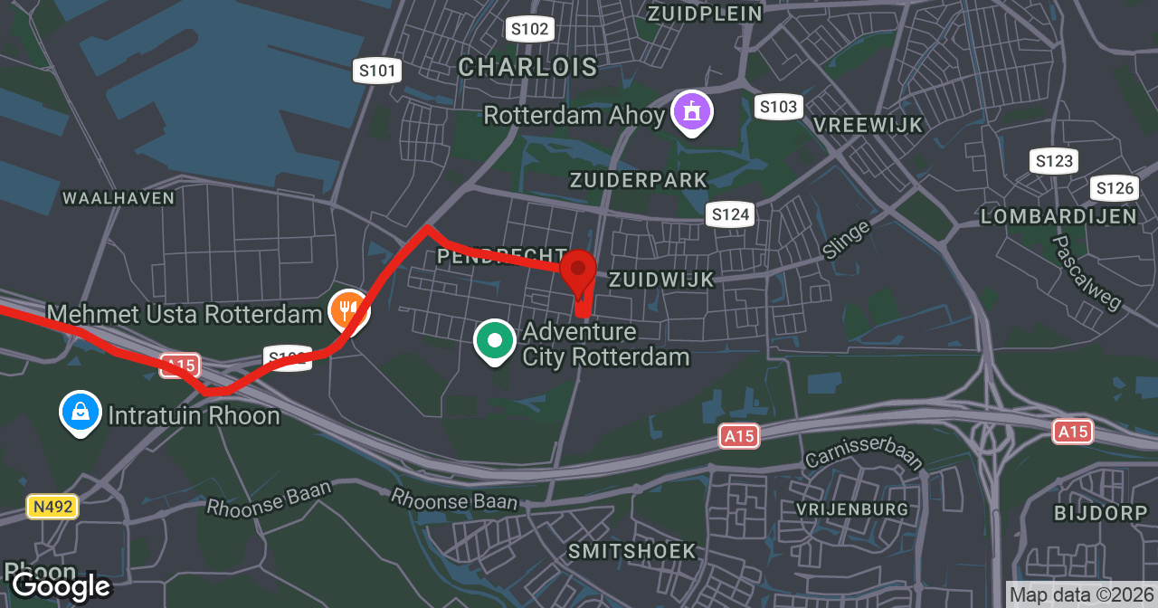 Kaart van de meldlocatie