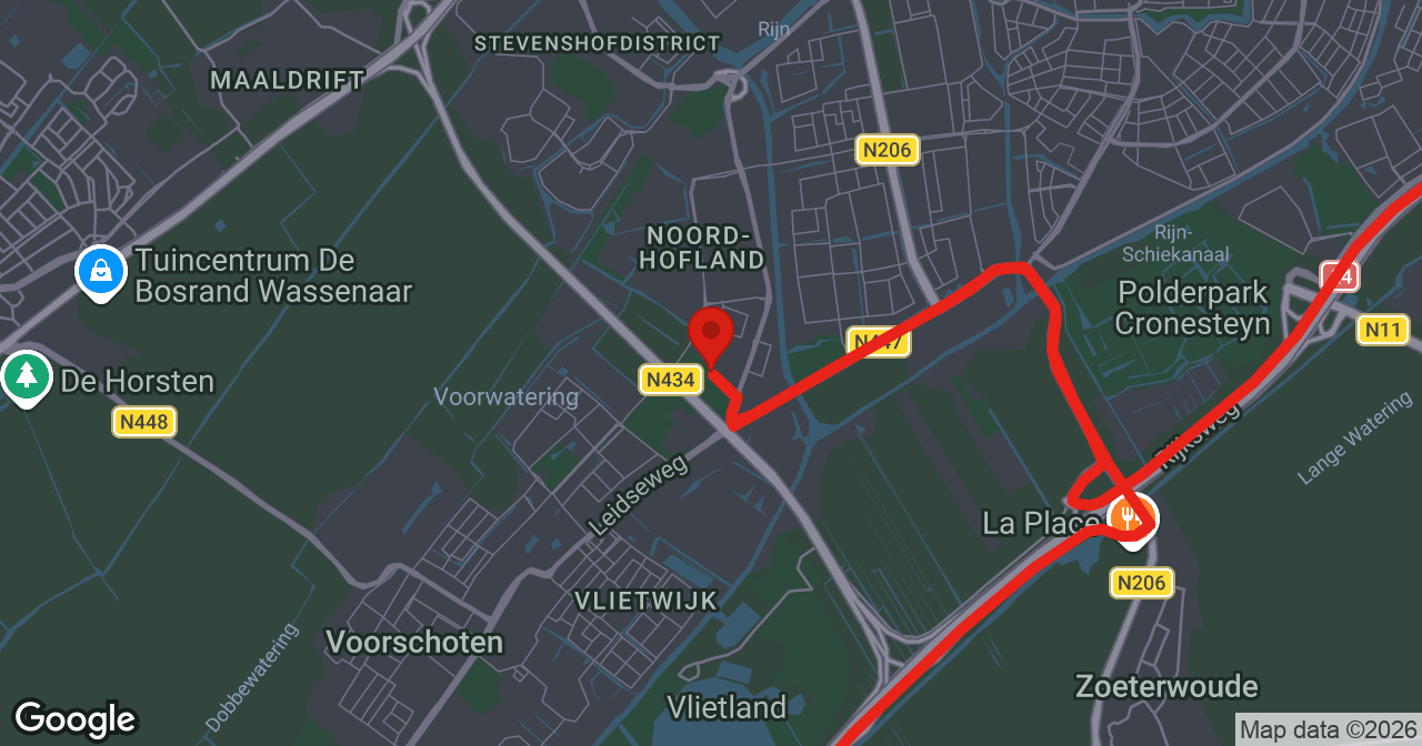 Kaart van de meldlocatie