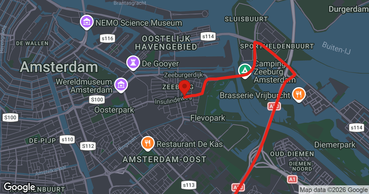 Kaart van de meldlocatie