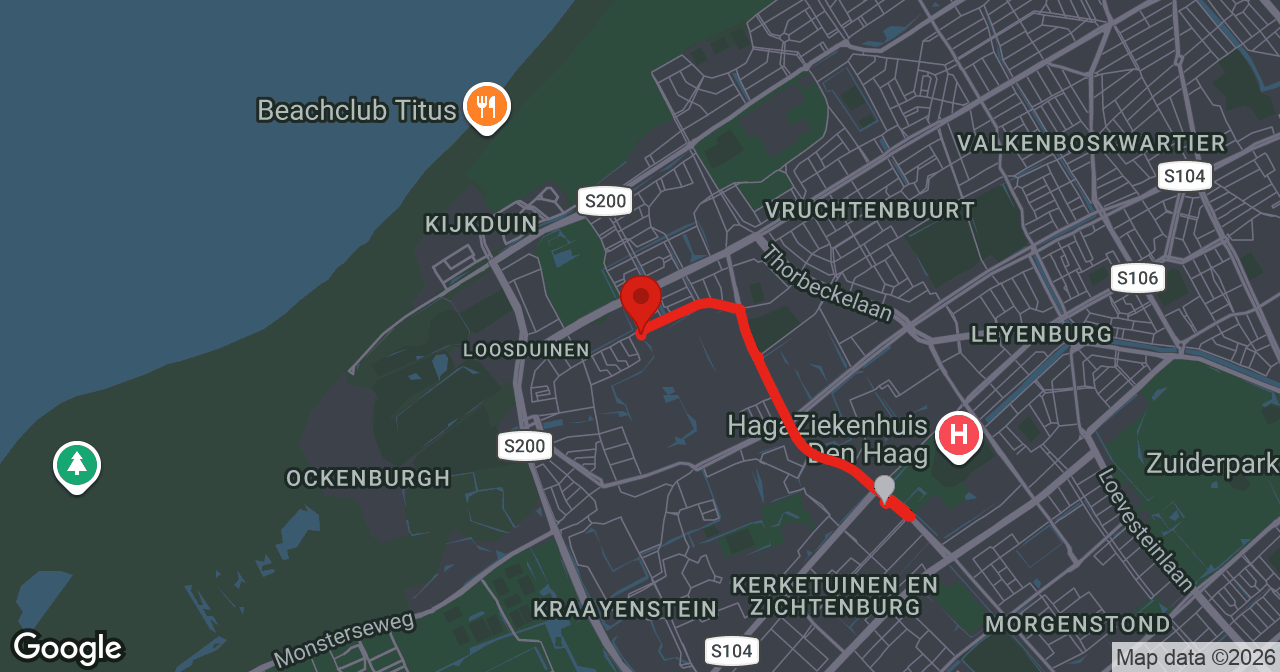 Kaart van de meldlocatie