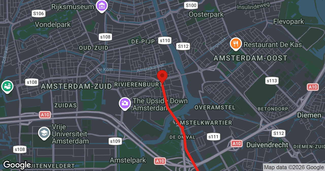 Kaart van de meldlocatie