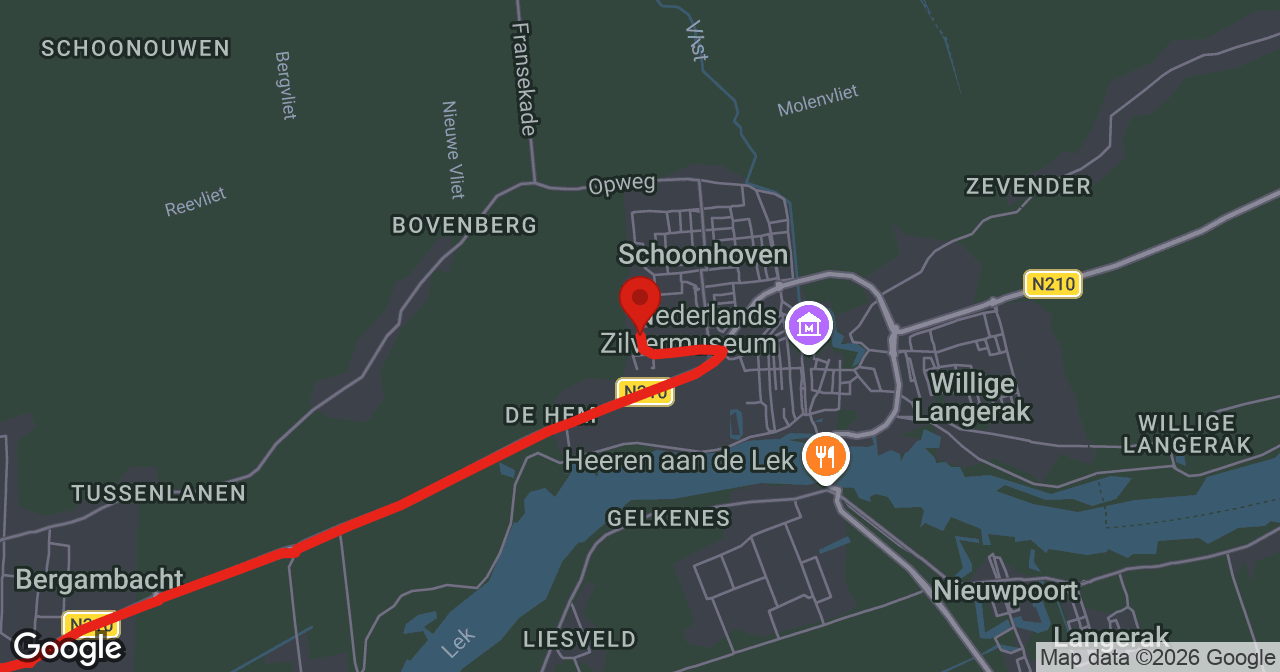 Kaart van de meldlocatie