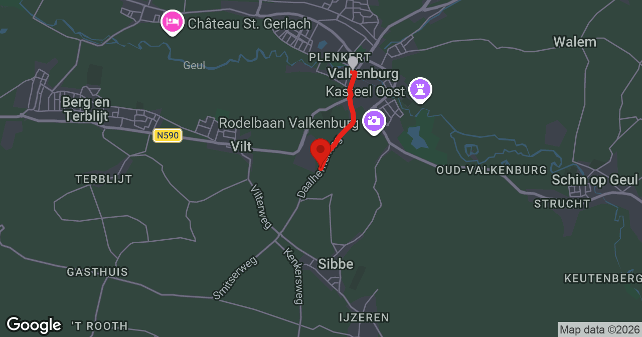 Kaart van de meldlocatie
