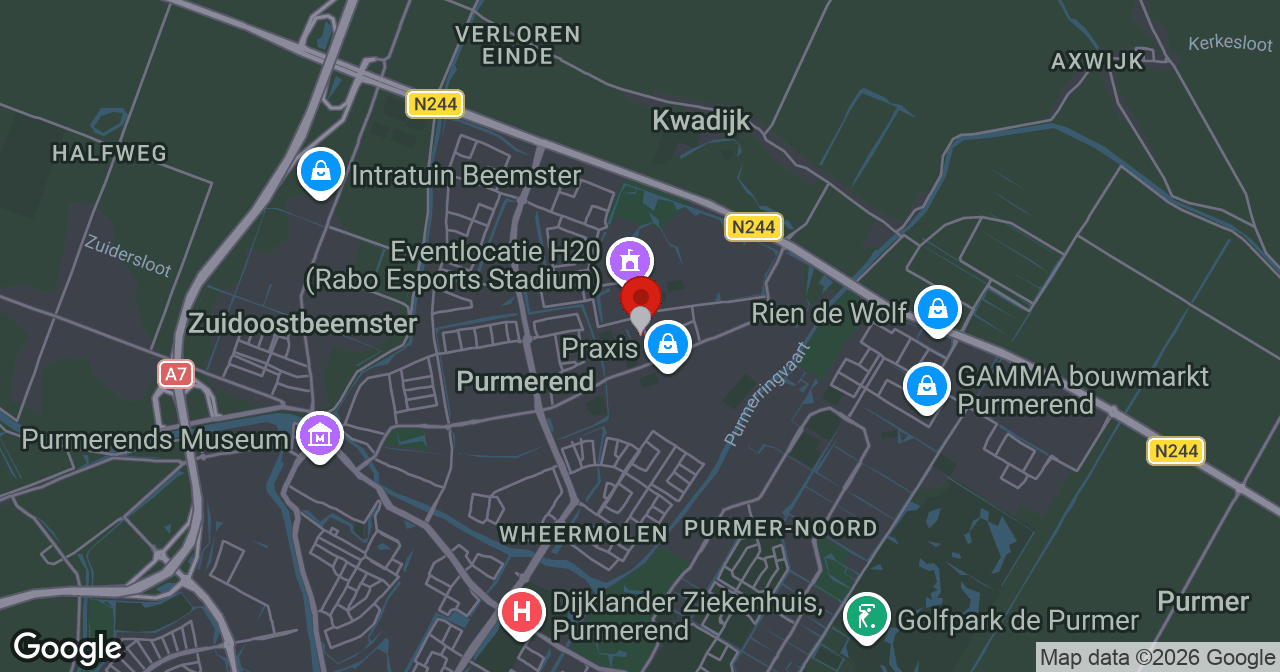 Kaart van de meldlocatie
