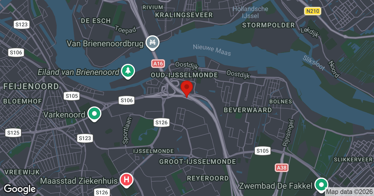 Kaart van de meldlocatie