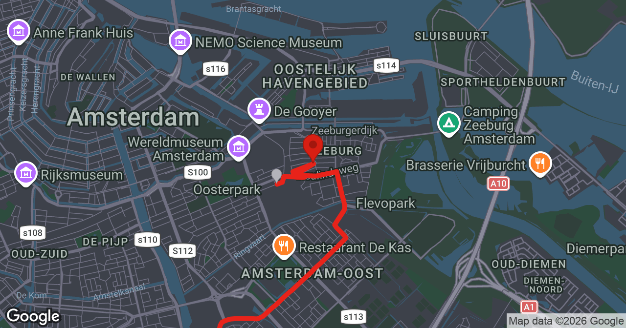 Kaart van de meldlocatie