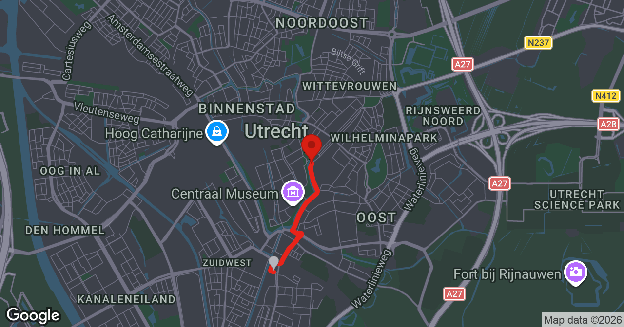Kaart van de meldlocatie