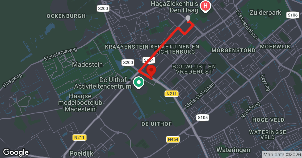 Kaart van de meldlocatie