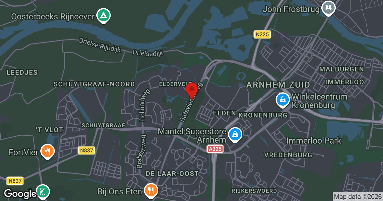 Kaart van de meldlocatie