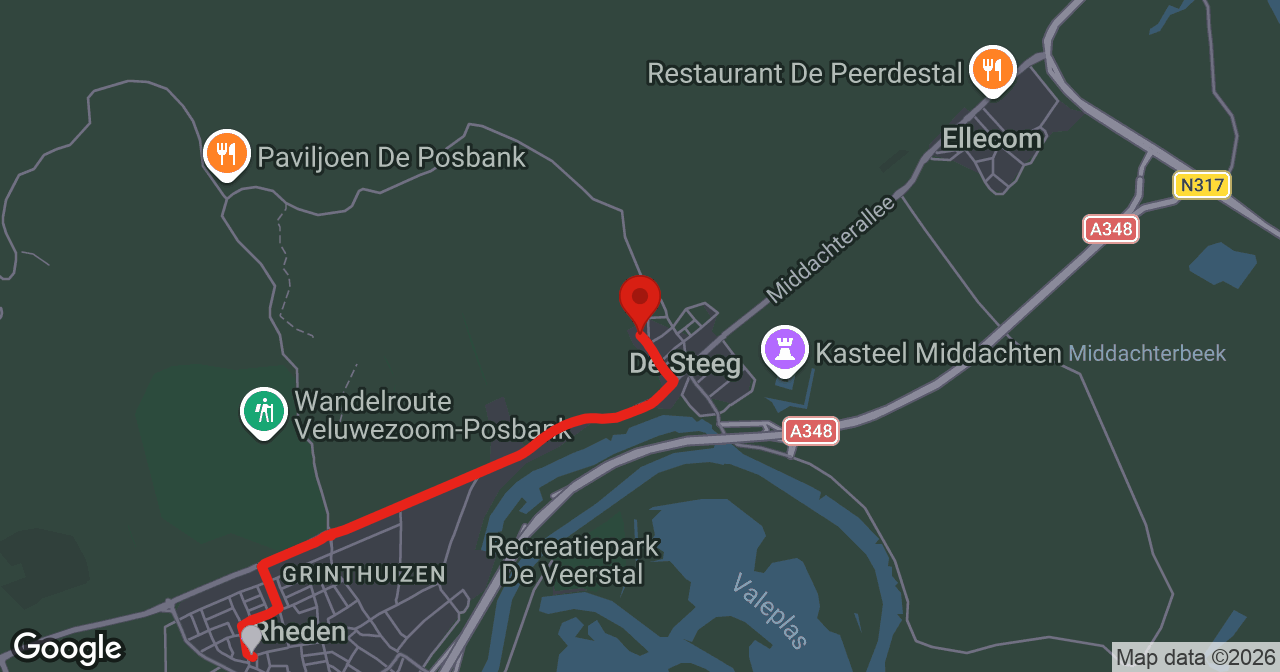 Kaart van de meldlocatie