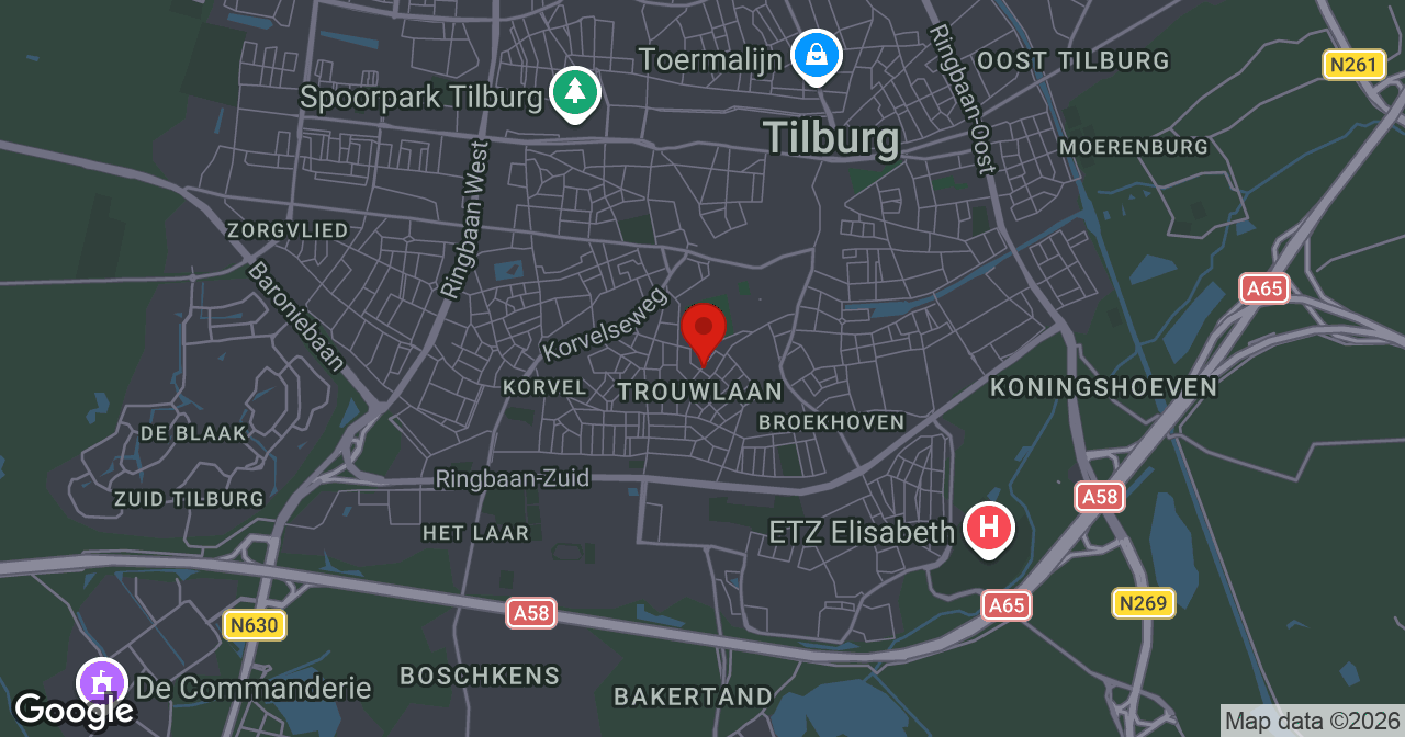 Kaart van de meldlocatie