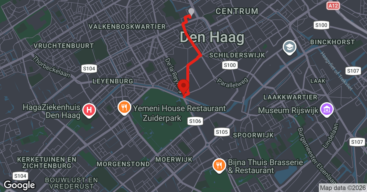 Kaart van de meldlocatie