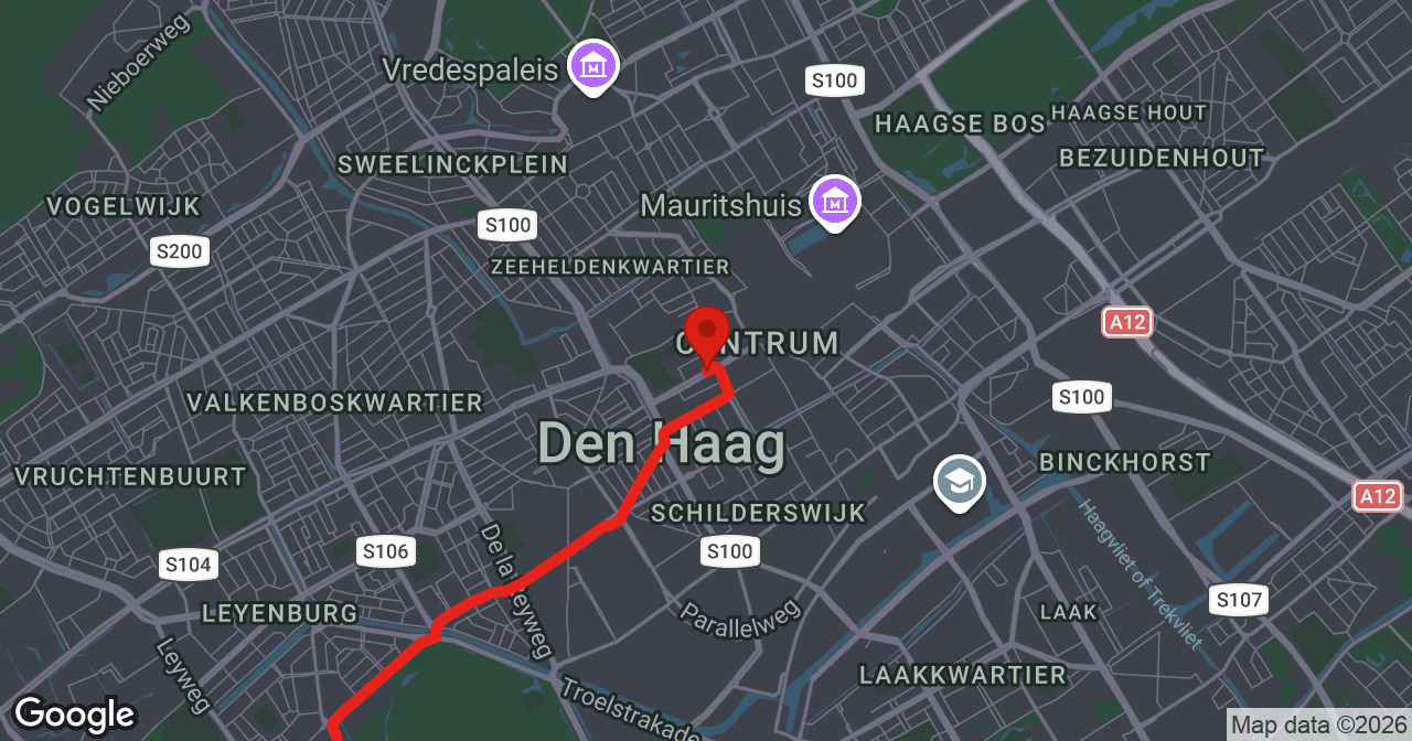 Kaart van de meldlocatie