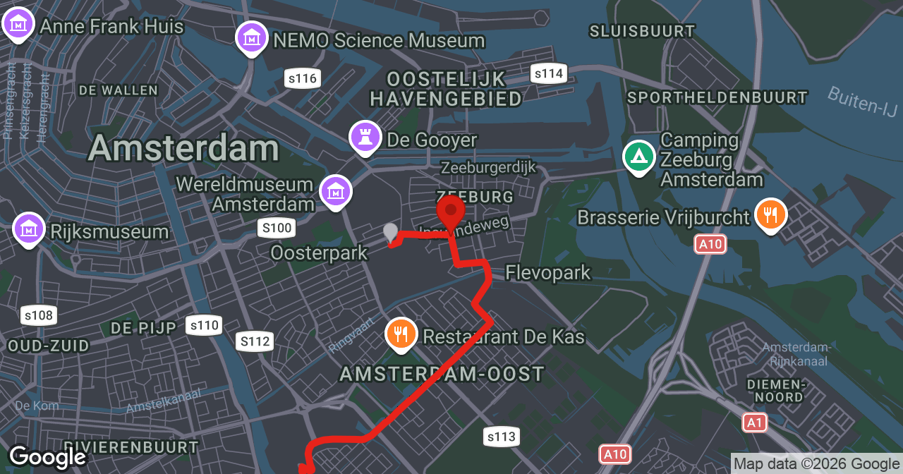 Kaart van de meldlocatie