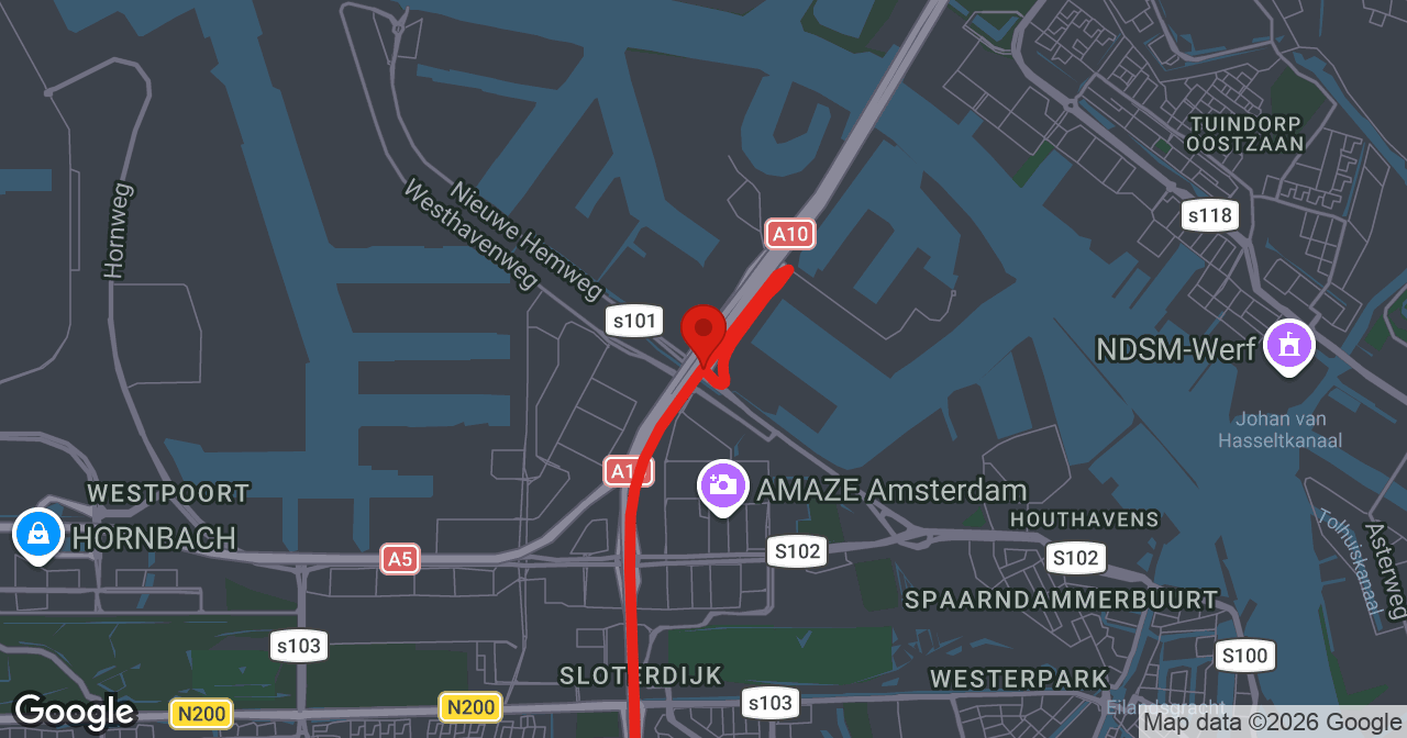 Kaart van de meldlocatie