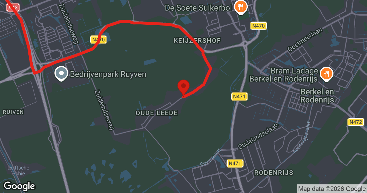Kaart van de meldlocatie