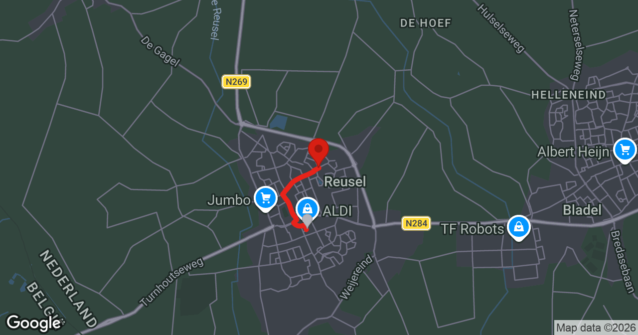 Kaart van de meldlocatie