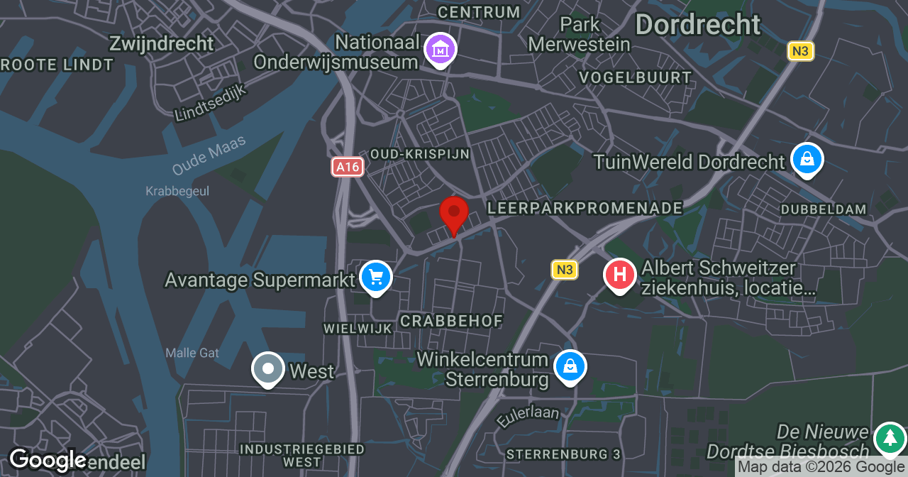 Kaart van de meldlocatie