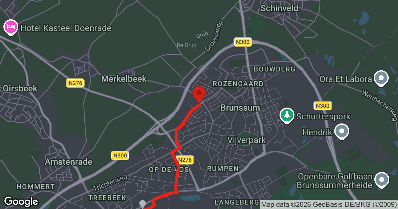 Kaart van de meldlocatie