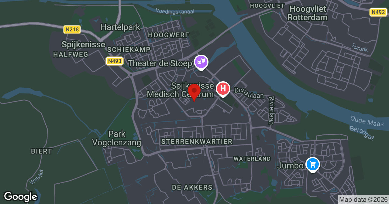 Kaart van de meldlocatie