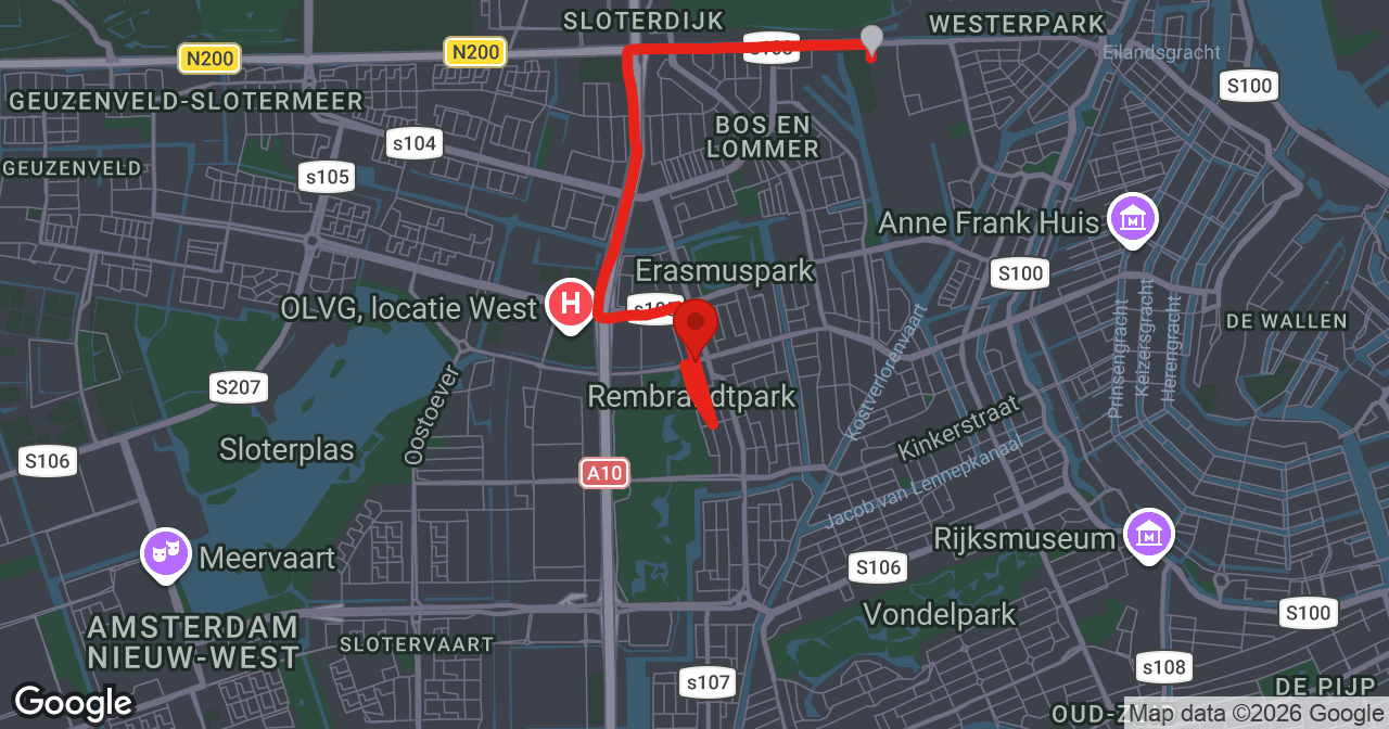 Kaart van de meldlocatie