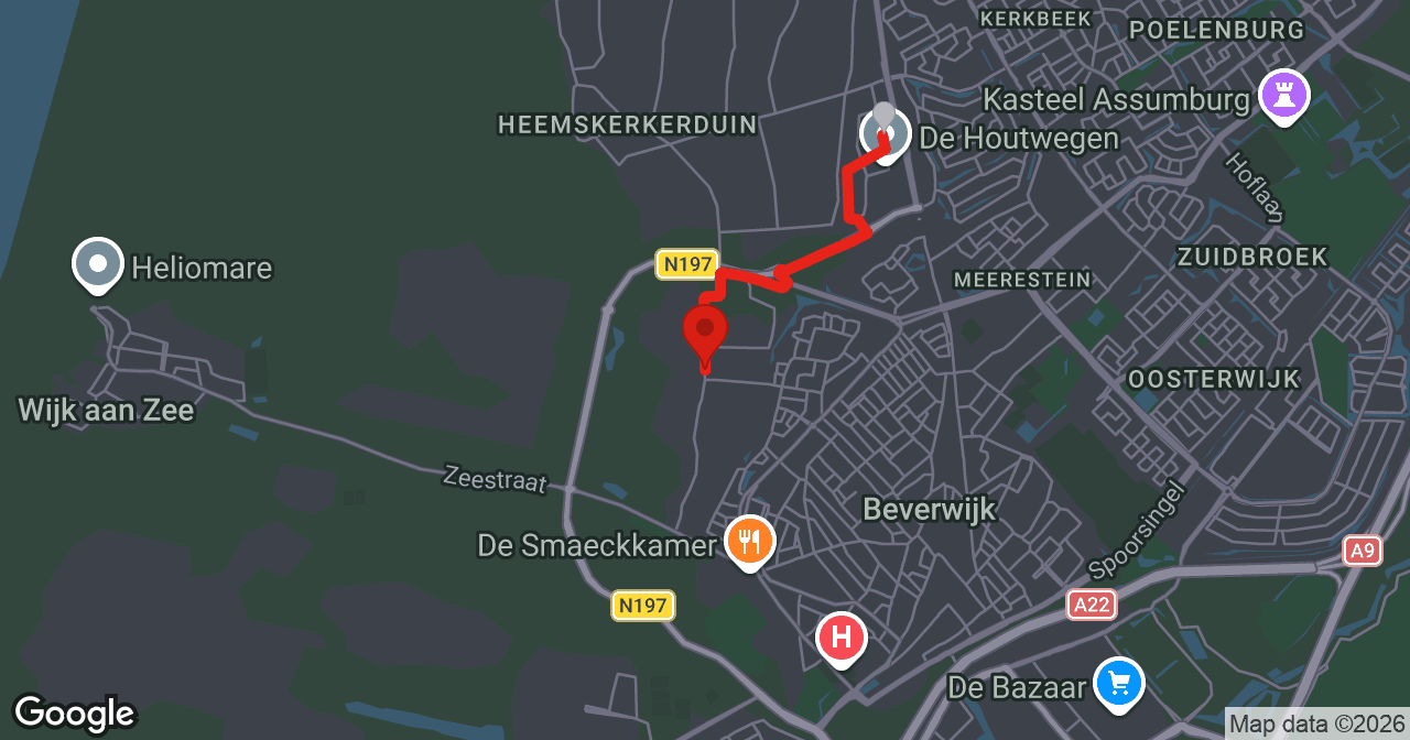Kaart van de meldlocatie