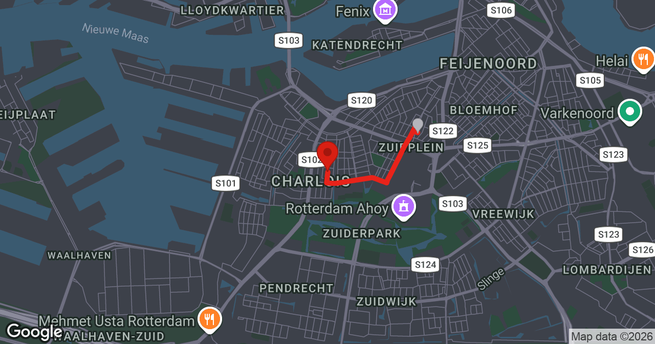 Kaart van de meldlocatie