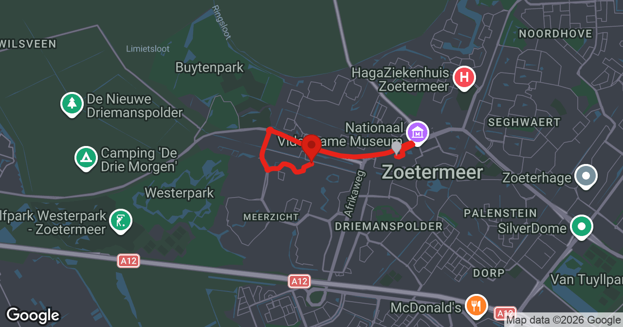 Kaart van de meldlocatie