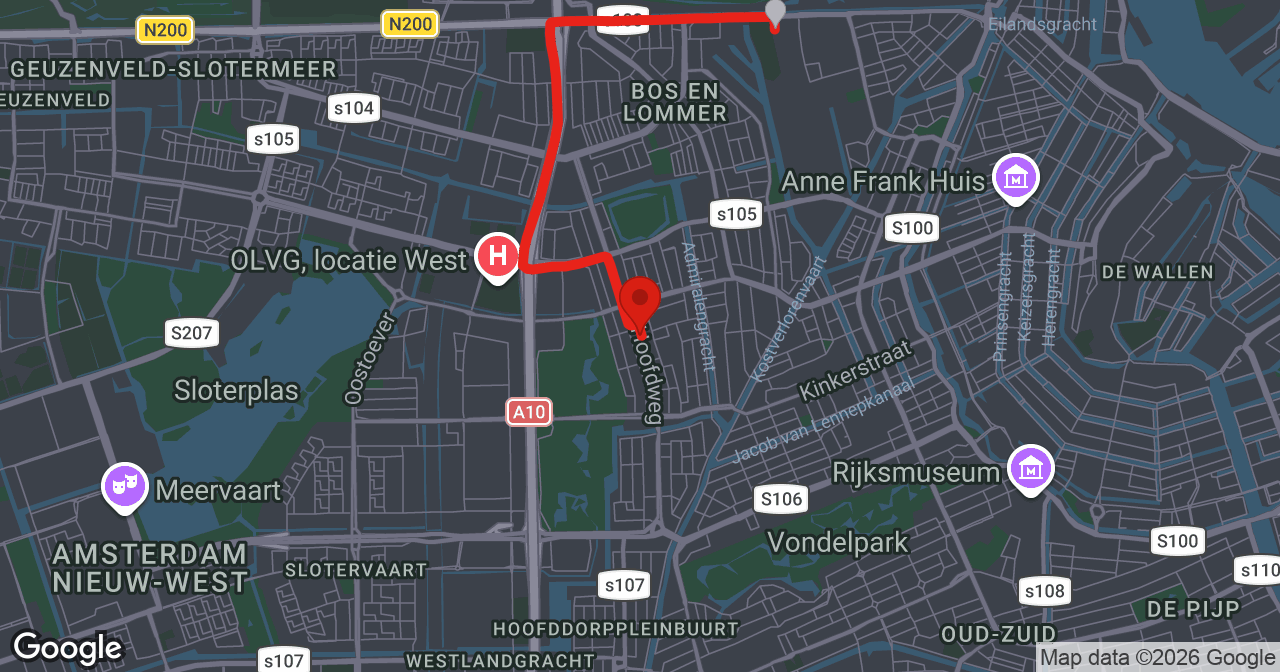 Kaart van de meldlocatie