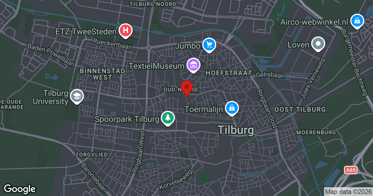 Kaart van de meldlocatie