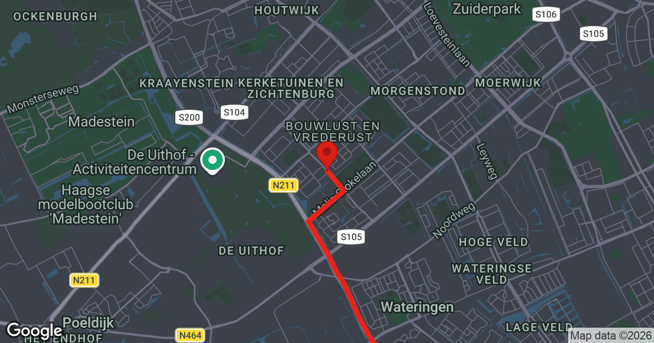 Kaart van de meldlocatie