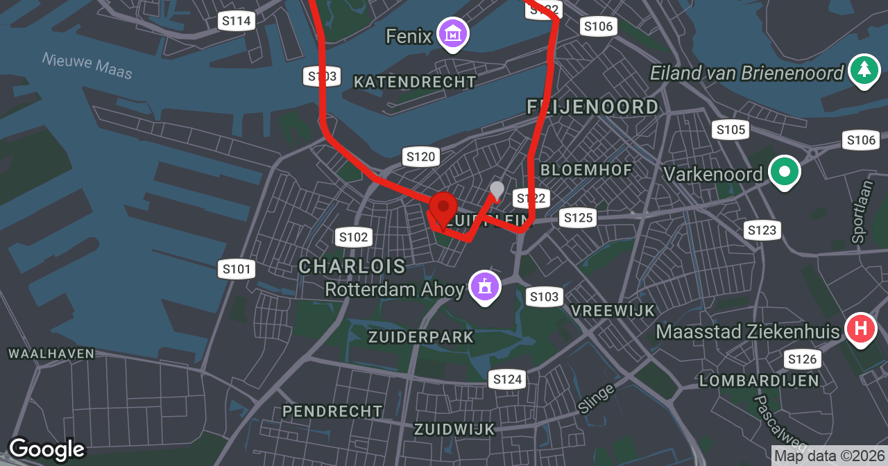 Kaart van de meldlocatie