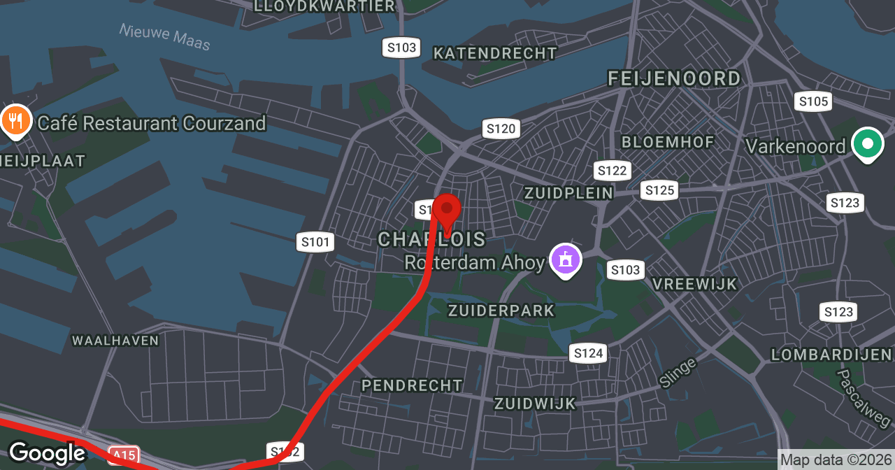 Kaart van de meldlocatie