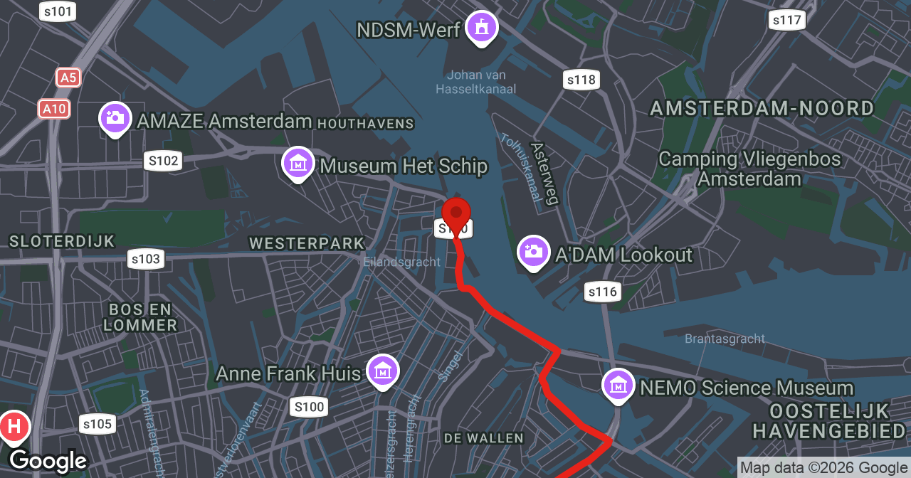 Kaart van de meldlocatie
