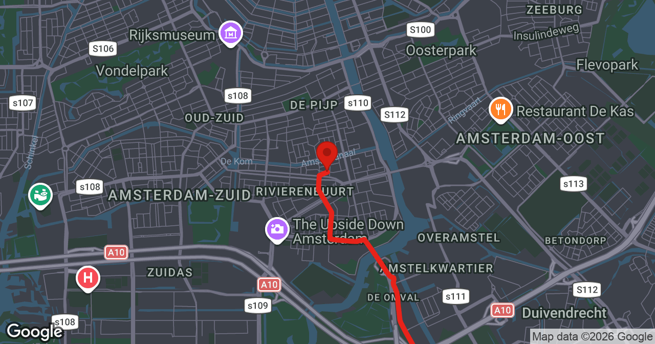 Kaart van de meldlocatie