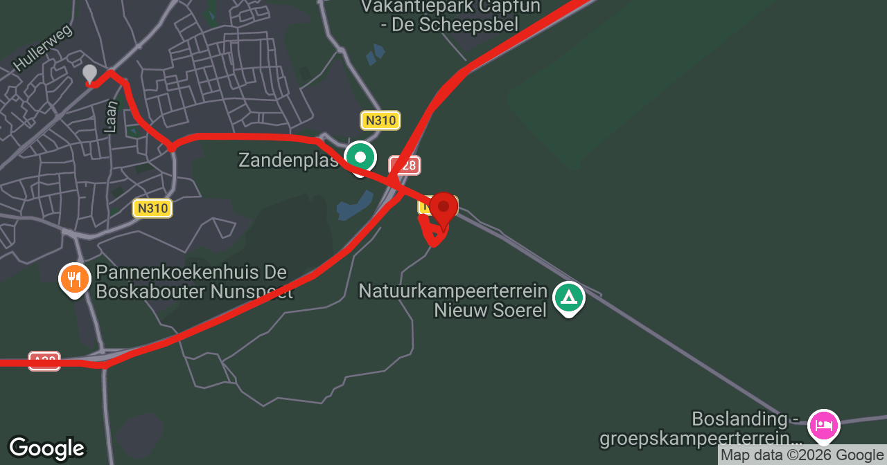 Kaart van de meldlocatie