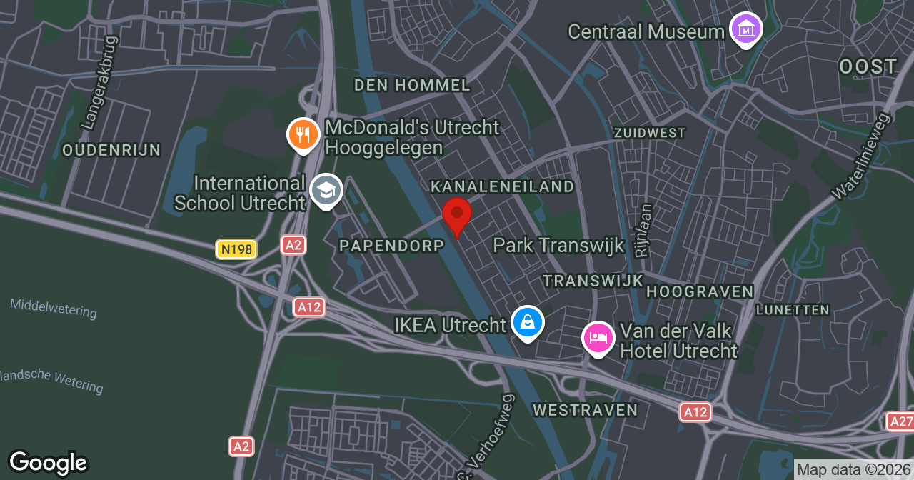 Kaart van de meldlocatie