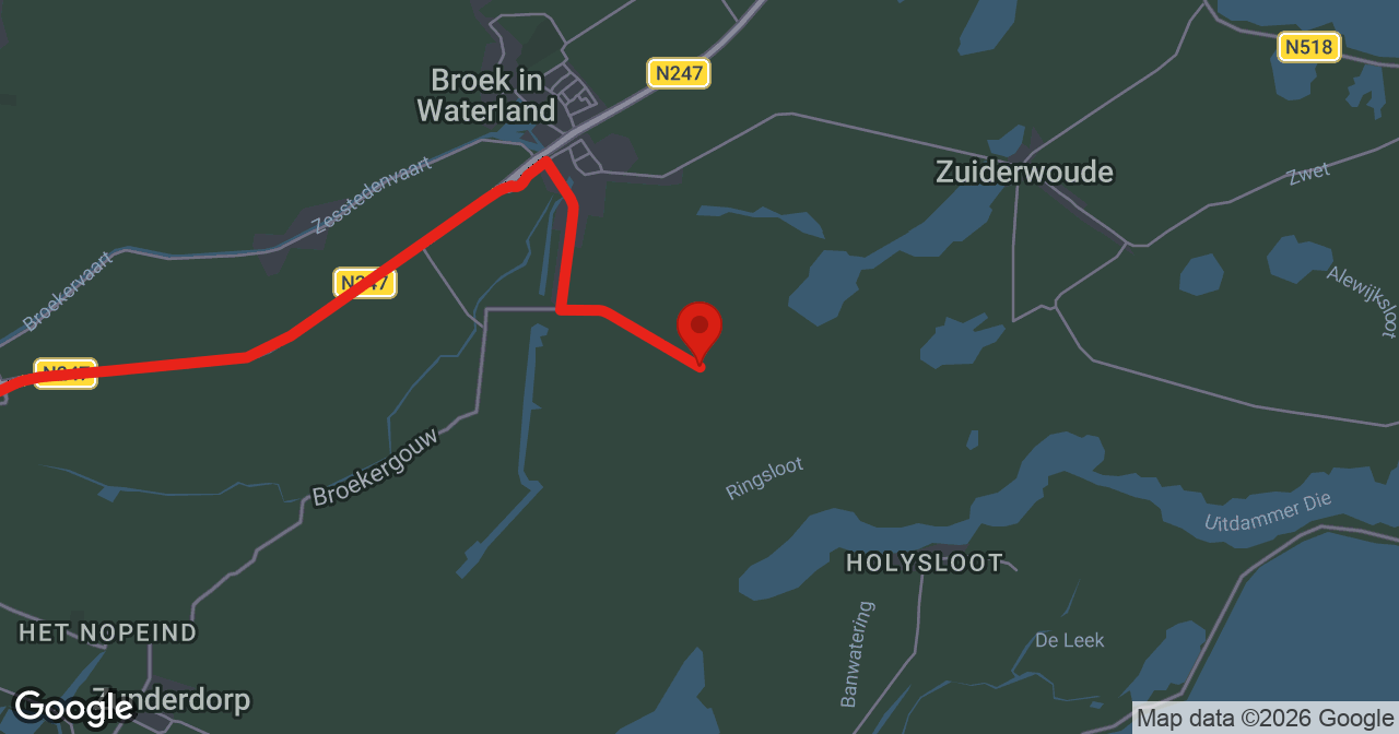 Kaart van de meldlocatie