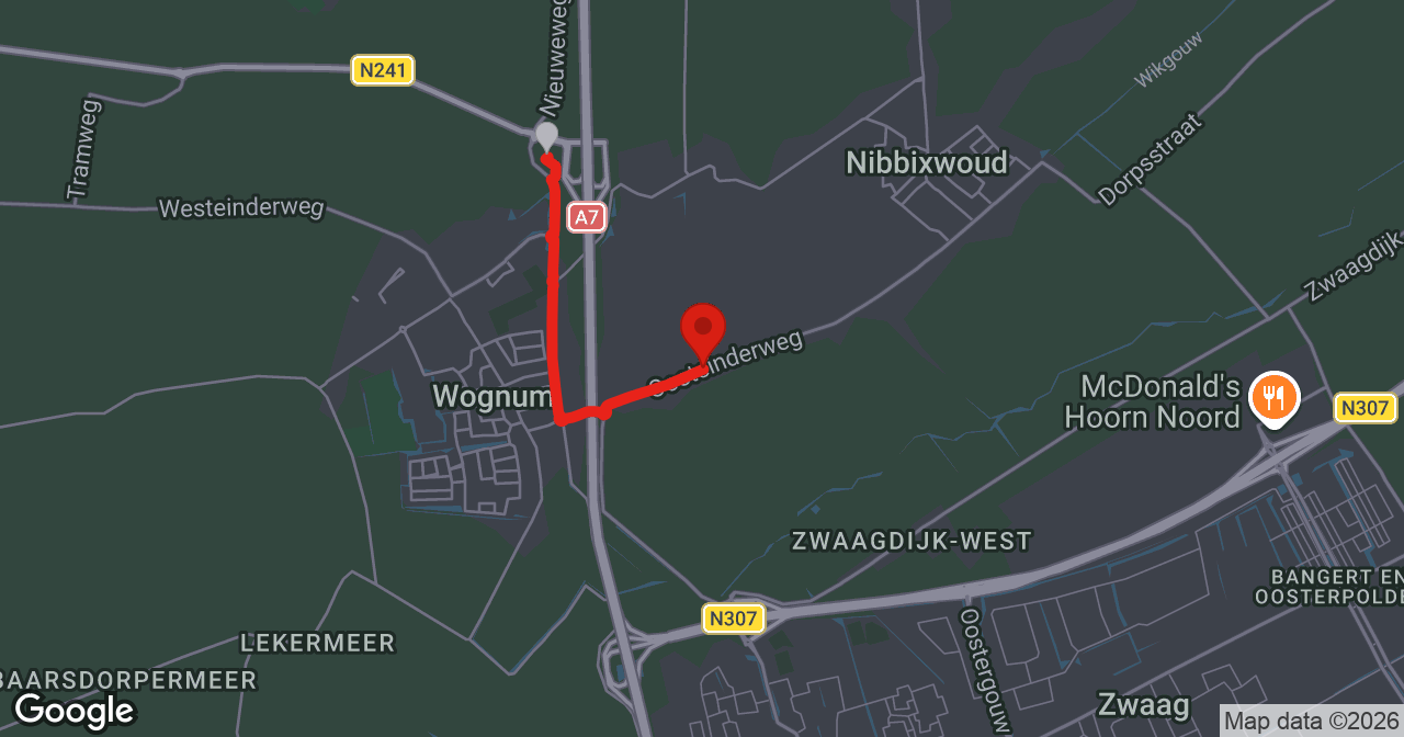 Kaart van de meldlocatie