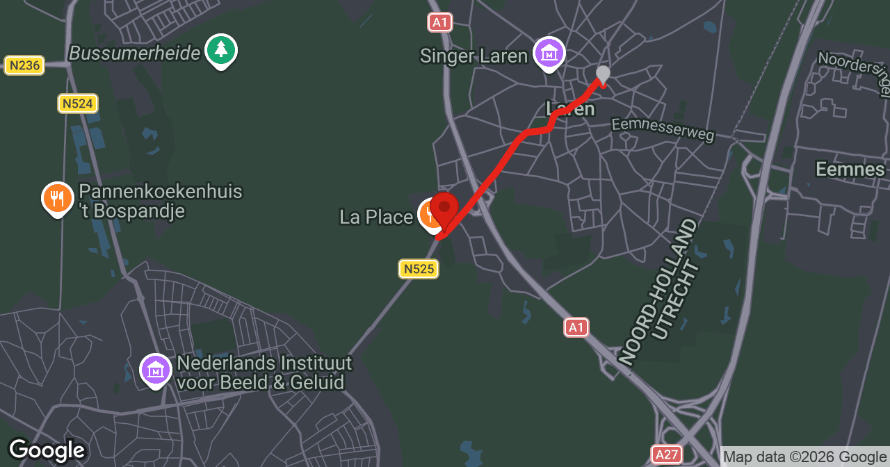 Kaart van de meldlocatie