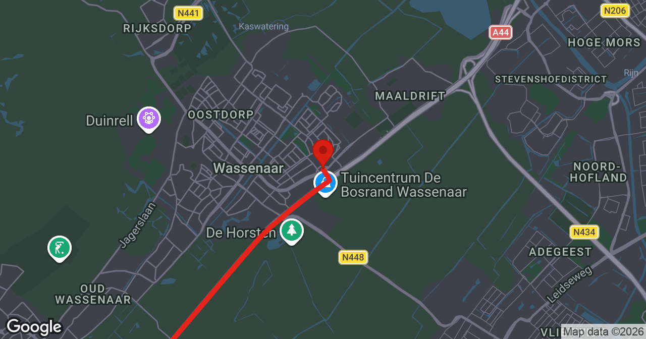 Kaart van de meldlocatie