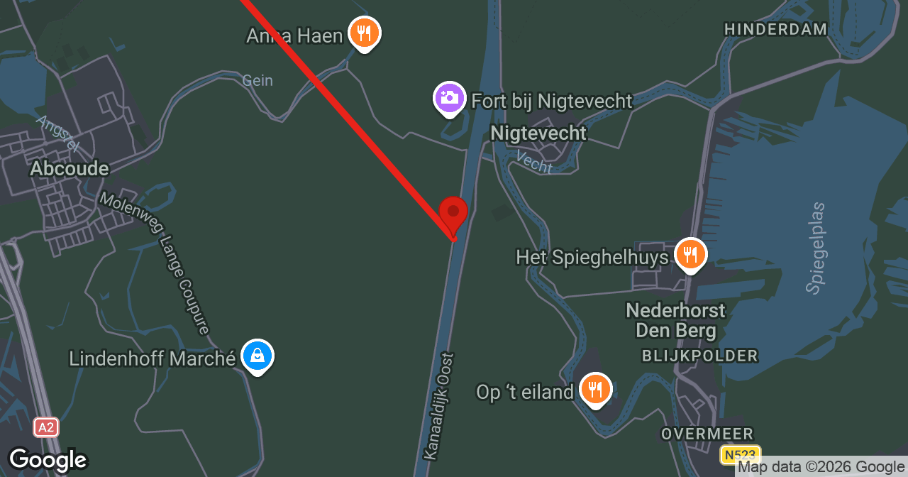 Kaart van de meldlocatie