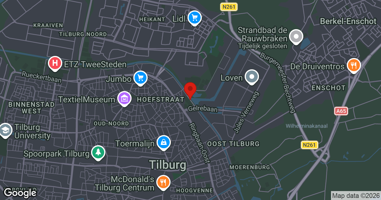 Kaart van de meldlocatie
