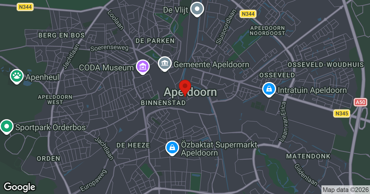 Kaart van de meldlocatie