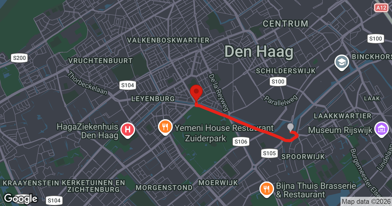 Kaart van de meldlocatie