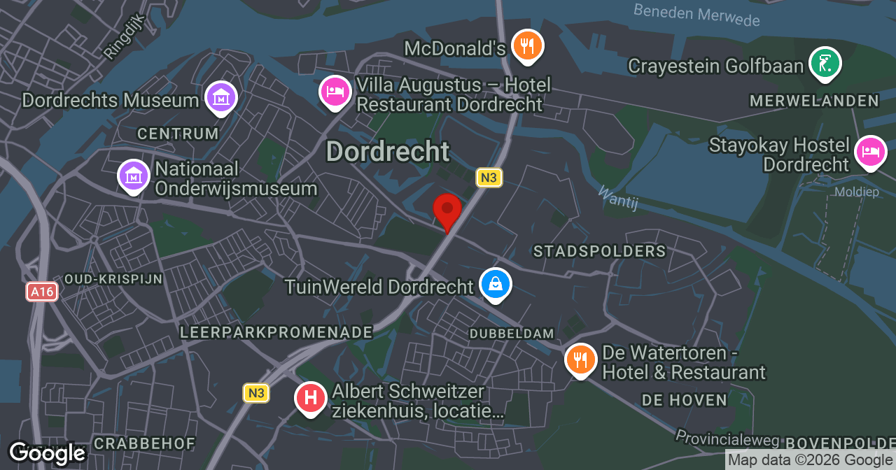 Kaart van de meldlocatie