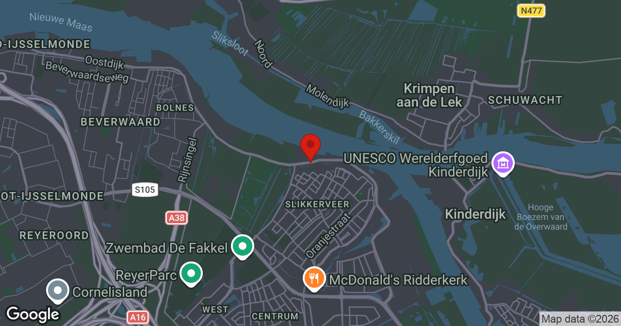Kaart van de meldlocatie