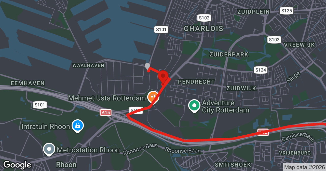 Kaart van de meldlocatie